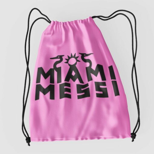 Vak na chrbát Messi Miami ružový