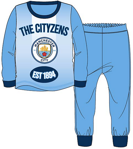 Fotbalové pyžamo Manchester City Cityzens