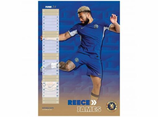 Kalendář Chelsea 2024 A3 - James