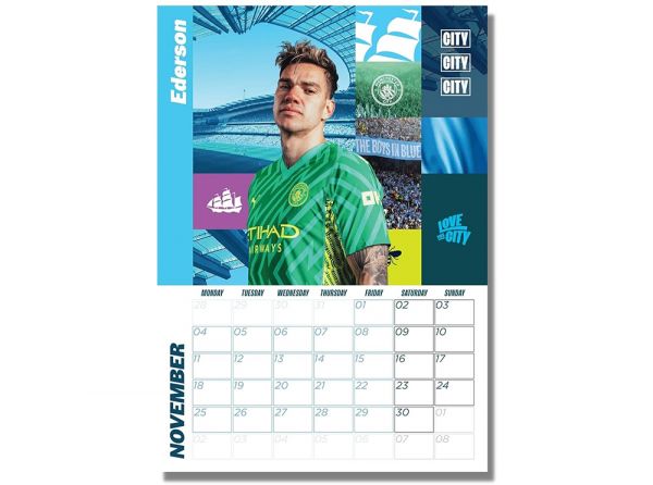 Kalendář Manchester City 2024 A3 - Image 4