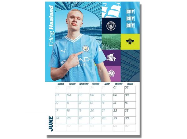 Kalendář Manchester City 2024 A3 - Image 3