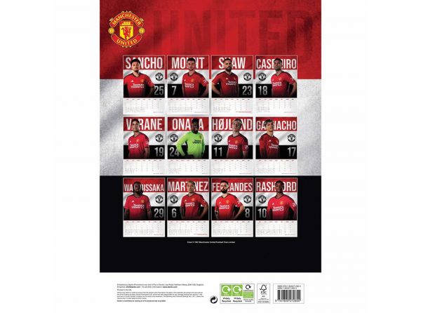 Kalendář Manchester United 2024 A3 - Image 2