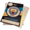 Narodeninová karta Manchester City s nálepkami