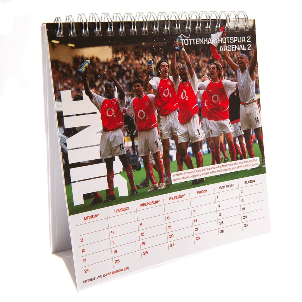 Arsenal stolní kalendář 2024 - Image 2