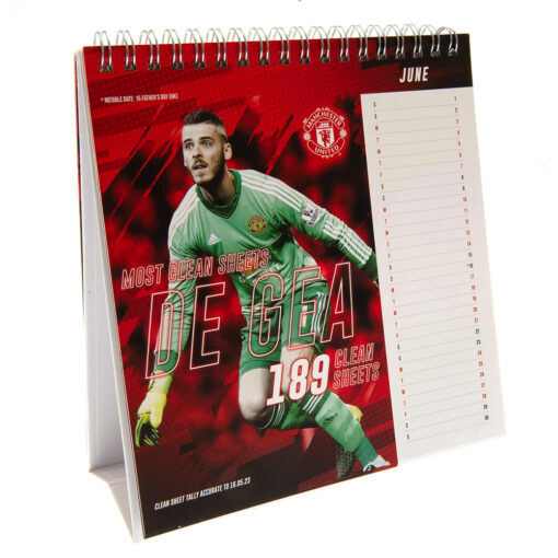 Stolový kalendár Manchester United 2024 rekordy