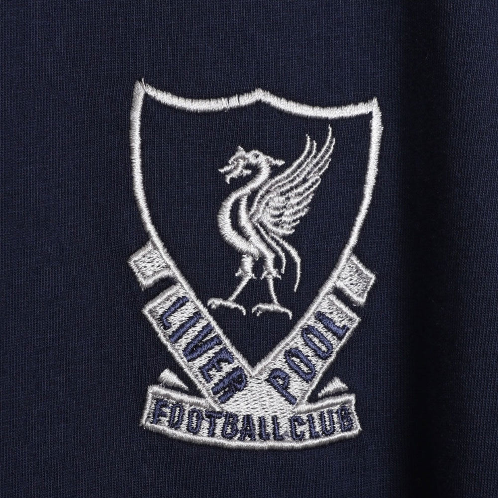 Liverpool FC Liverbird retro modré tričko - Image 2