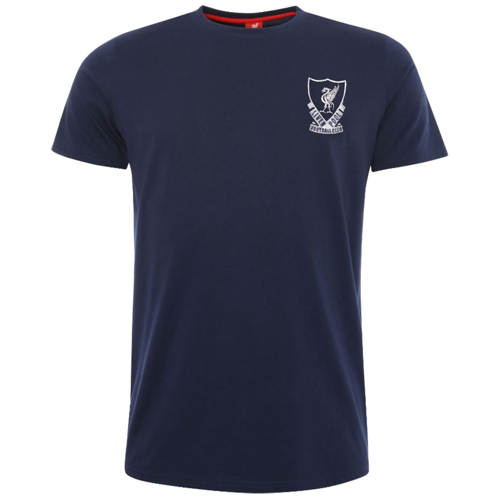 Liverpool FC Liverbird retro modré tričko