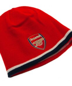 Oboustranná čepice Arsenal červená barva