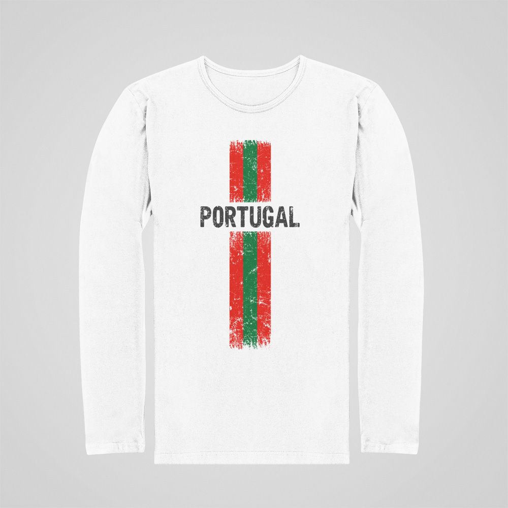 Tričko s dlouhým rukávem Portugalsko s vlajkou - Image 2