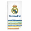 Osuška Real Madrid biely s logom klubu a malými nápismi 70x140