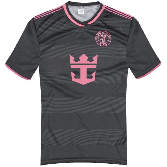 Dětský dres Messi Miami 2024/25 replika černá - Image 2