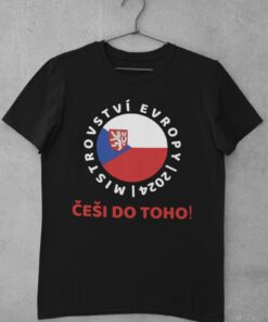 Triko Česko EURO 2024 - černé