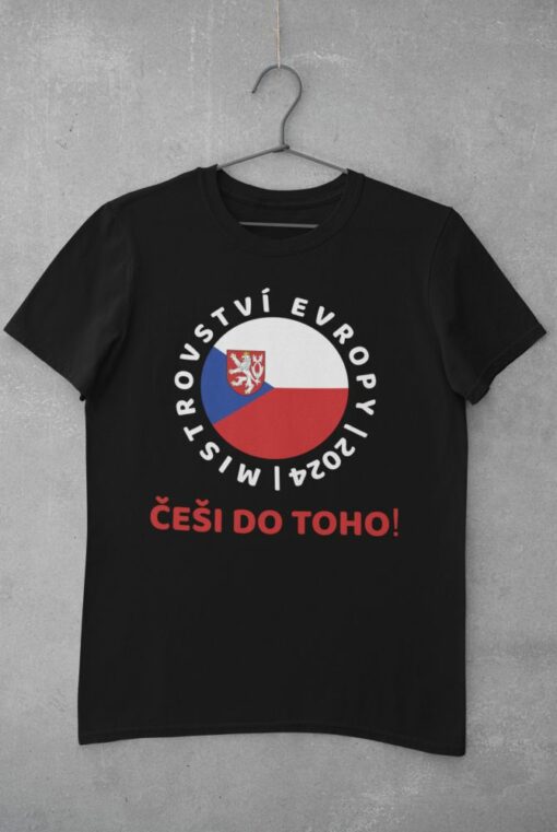 Triko Česko EURO 2024 - černé