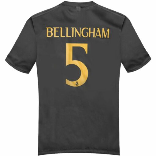 Detský dres Bellingham Real Madrid 202324 replika čierny - 2