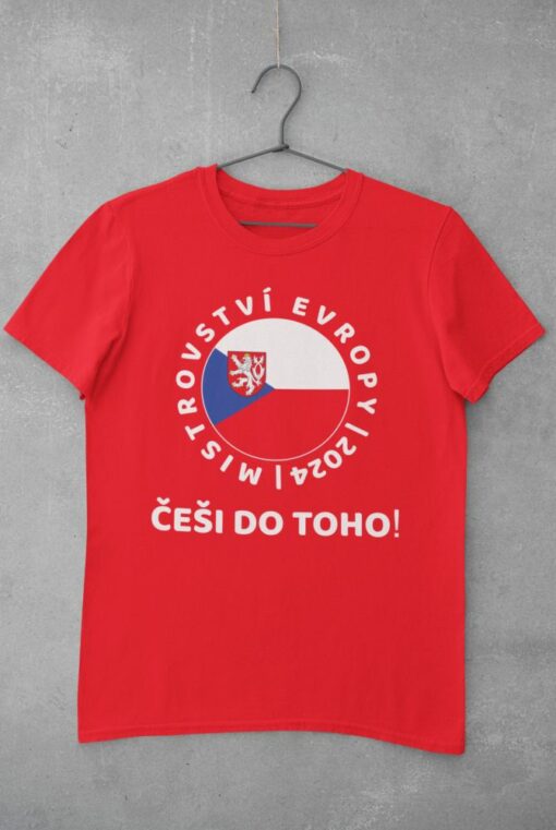 Triko Česko EURO 2024 - červené