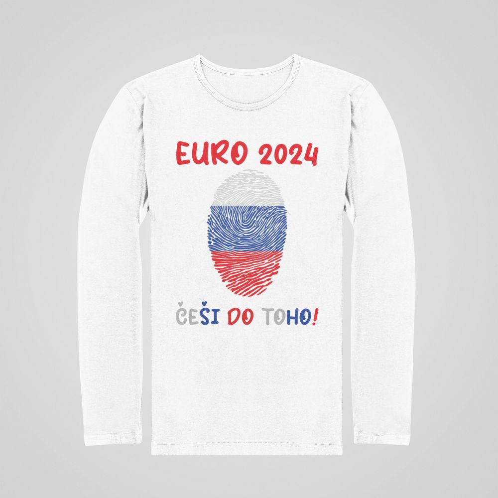 Tričko Česká republika EURO 24 s dlouhým rukávem