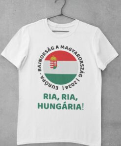 Tričko Maďarsko EURO 2024 - biele
