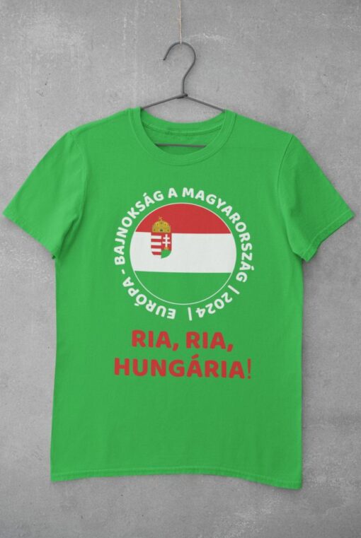 Tričko Maďarsko EURO 2024 - zelené