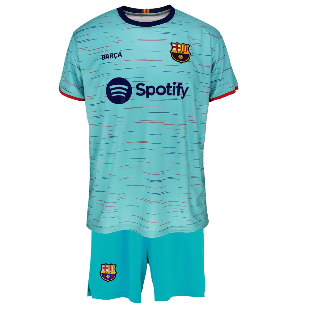 Dětský dres FC Barcelona 2023/24 s potiskem zelená - oficiální produkt