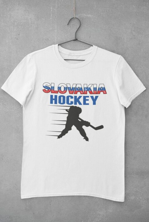 Hokejové tričko Slovakia hockey - biele