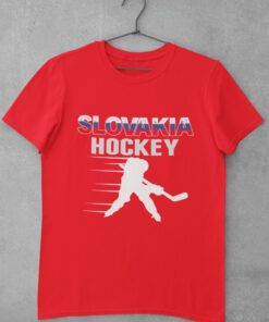 Hokejové tričko Slovakia hockey - červené