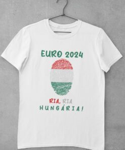 Tričko Maďarsko EURO 24 -bílé