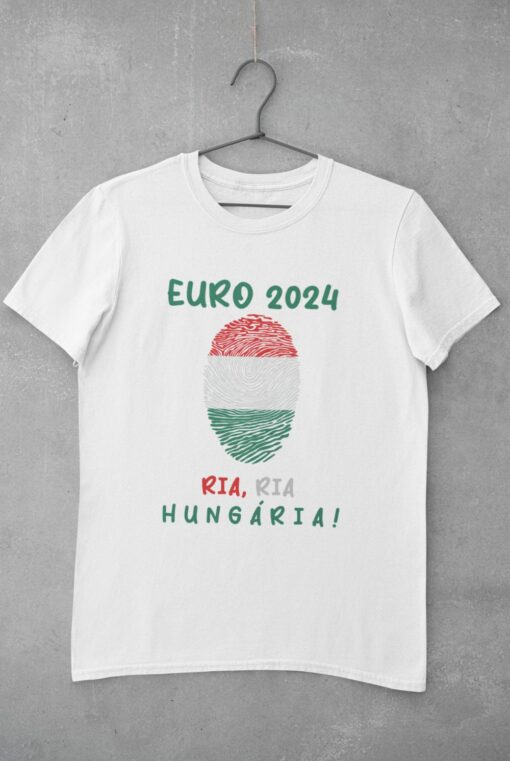 Tričko Maďarsko EURO 24 -biele