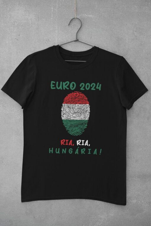 Tričko Maďarsko EURO 24 - čierne