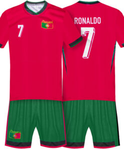 Detský dres Ronaldo Portugalsko 2024 - celá sada