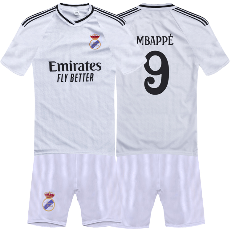 Dětský dres Mbappe Real Madrid 2024/25 replika