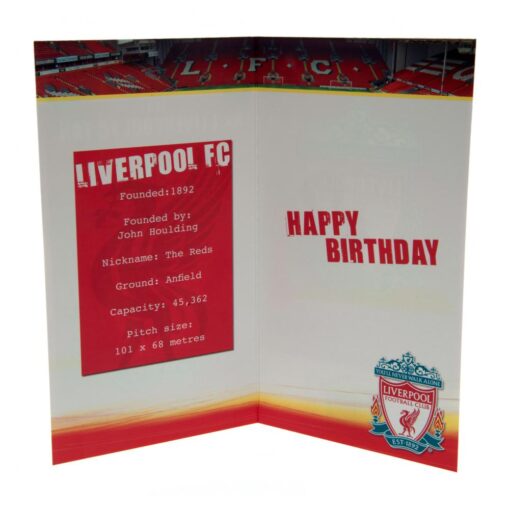 Narodeninová karta Liverpool Fan - venovanie