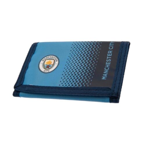 Peňaženka Man City na suchý zips modrá 1