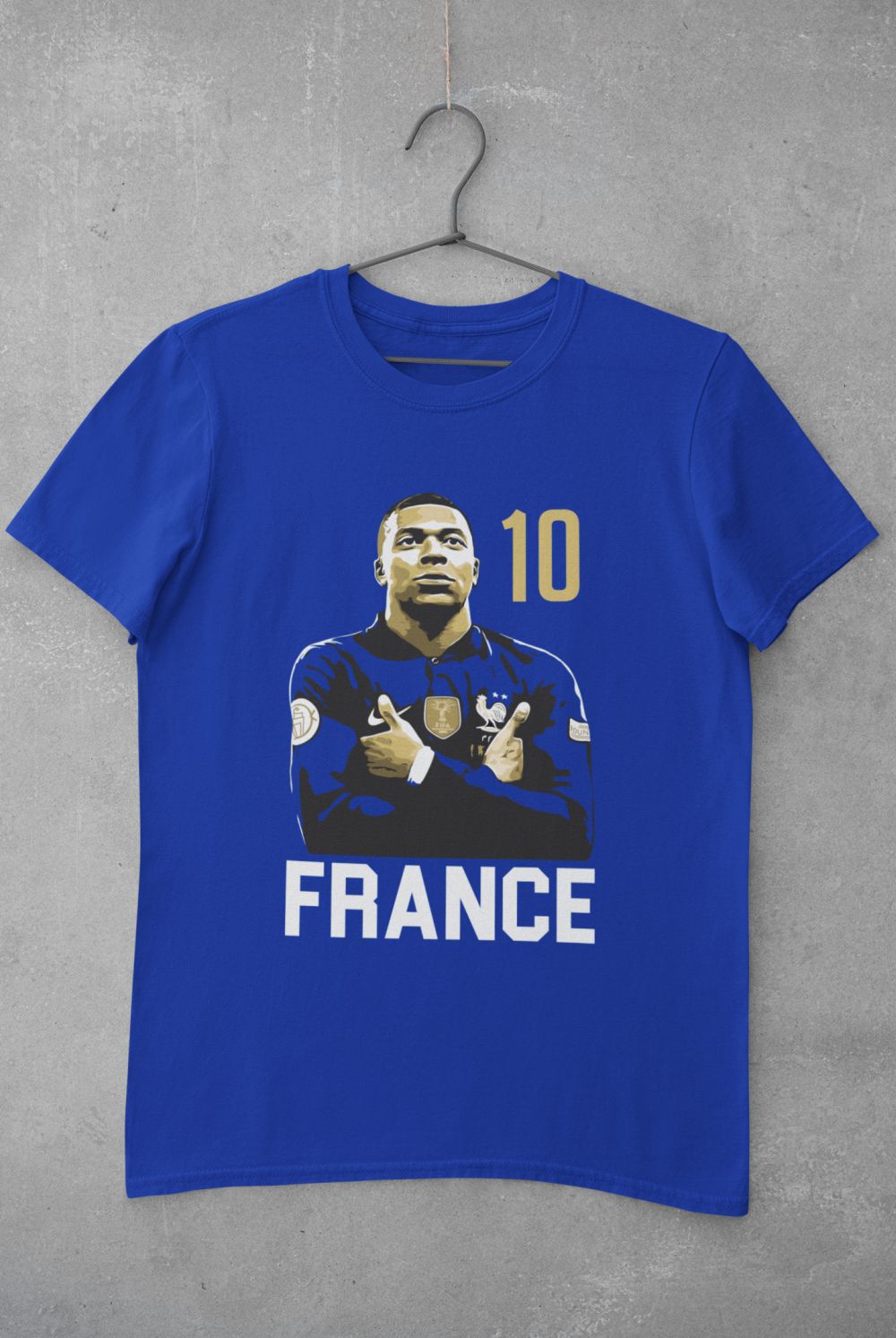 Tričko Mbappe France 10 - modré