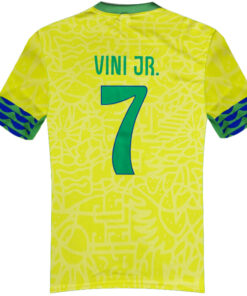 Detský dres Vini Jr Brazília 2025 meno a číslo