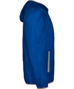 vetrovka s kapucnou slovensko bledomodra bok