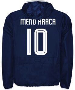 vetrovka s kapucnou slovensko tmavomodra zadna cast