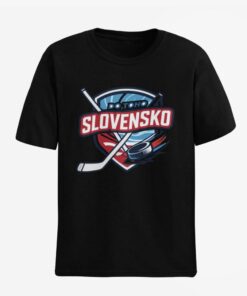 tricko slovensko hokejky cierna