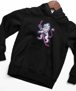 mikina s kapucni cesky lev cerna